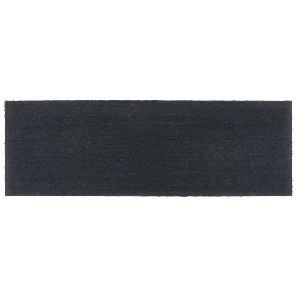 Vidaxl deurmat 100x300 cm getufte kokosvezel donkergrijs