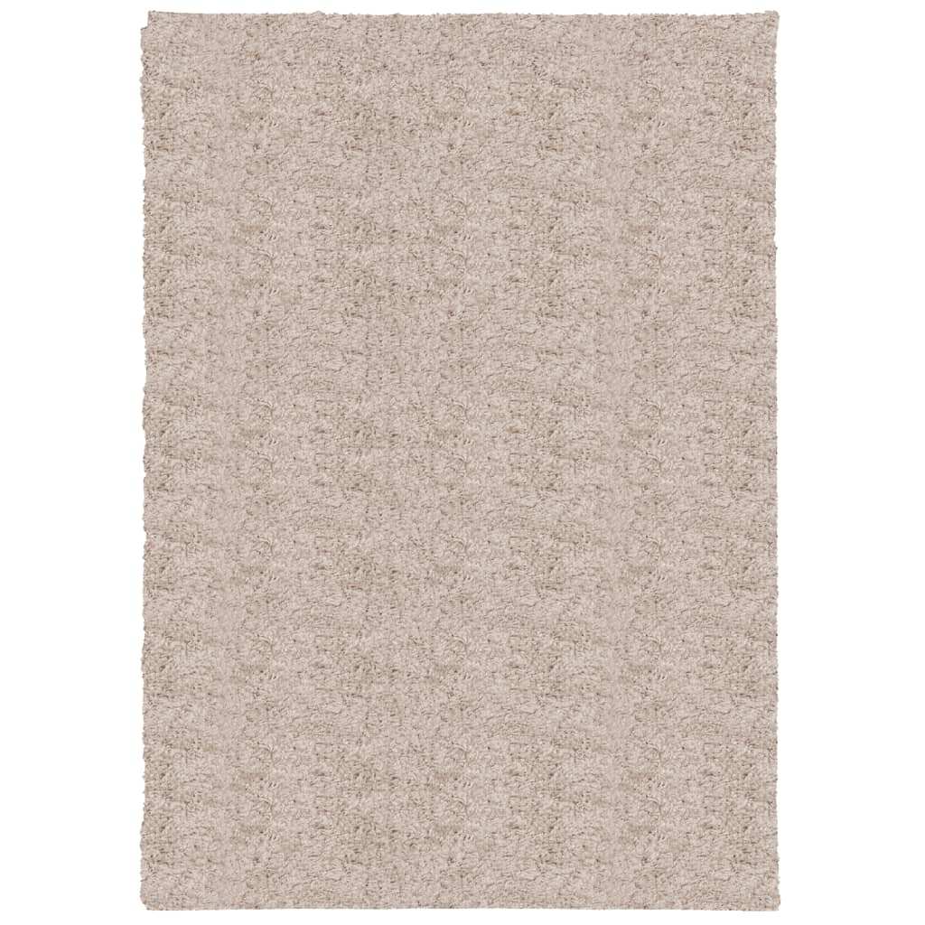 Vidaxl vloerkleed pamplona shaggy hoogpolig modern 120x170 cm beige
