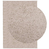 Vidaxl vloerkleed pamplona shaggy hoogpolig modern 140x200 cm beige