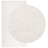 Vidaxl vloerkleed pamplona shaggy hoogpolig modern 80x150 cm crème