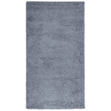 Vidaxl vloerkleed pamplona shaggy hoogpolig modern 60x110 cm blauw