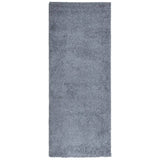 Vidaxl vloerkleed pamplona shaggy hoogpolig modern 80x200 cm blauw