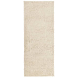 Vidaxl vloerkleed pamplona shaggy hoogpolig modern 80x200 cm goudkleur