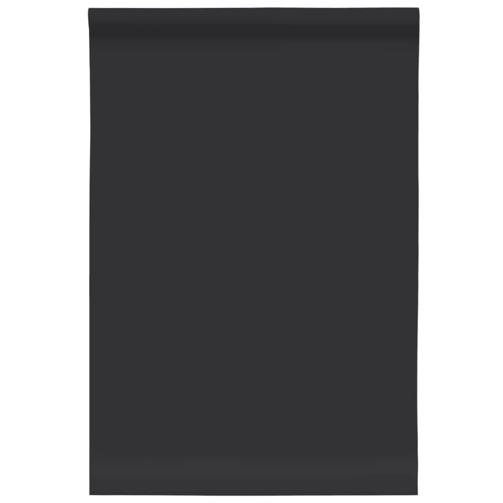 Vidaxl meubelsticker zelfklevend mat zwart 90x500 cm pvc