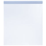 Vidaxl raamfolie statisch mat grijs 60 x 500 cm pvc