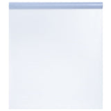 Vidaxl raamfolie statisch mat grijs 90 x 1000 cm pvc