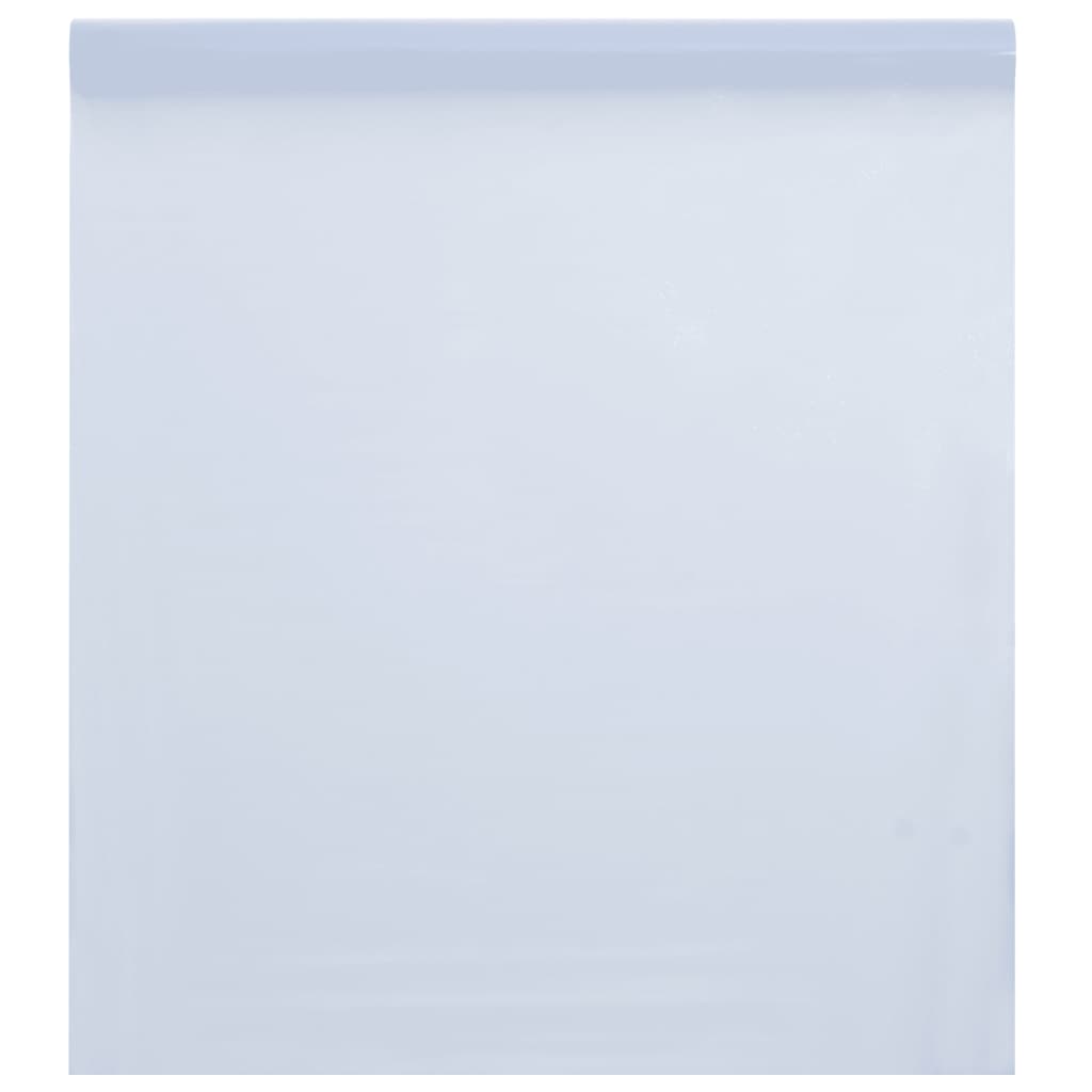 Vidaxl raamfolie statisch mat wit 45x2000 cm pvc