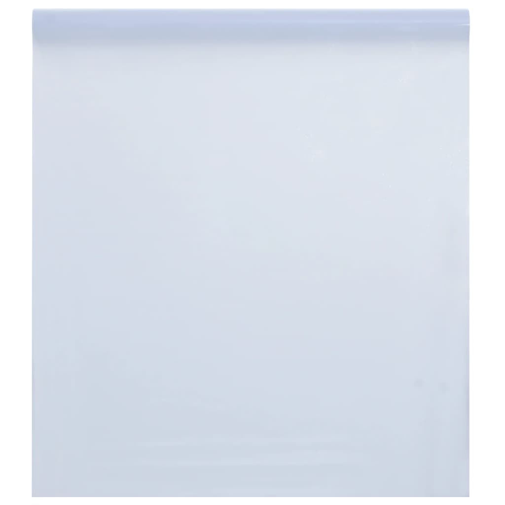 Vidaxl raamfolie statisch mat wit 60x500 cm pvc