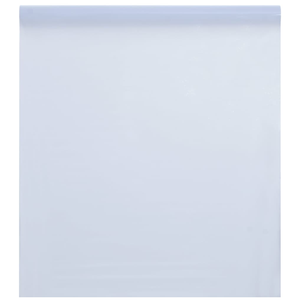 Vidaxl raamfolie statisch mat wit 90x500 cm pvc