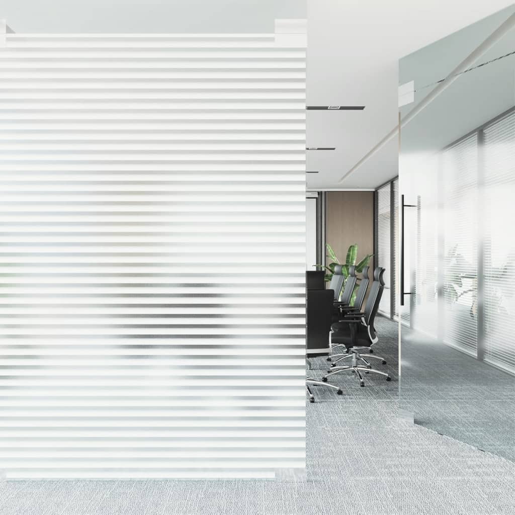 Vidaxl raamfolie strepenpatroon mat 45x500 cm pvc