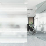 Vidaxl raamfolie strepenpatroon mat 45x500 cm pvc