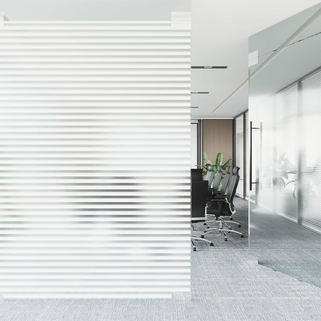 Vidaxl raamfolie strepenpatroon mat 90x500 cm pvc
