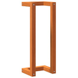 Vidaxl handdoekenrek 23x18x60 cm massief groenhout wasbruin