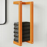 Vidaxl handdoekenrek 23x18x60 cm massief groenhout wasbruin