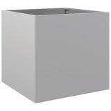 Vidaxl plantenbak 42x40x39 cm gegalvaniseerd staal zilverkleurig