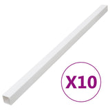 Vidaxl kabelgoot 50x25 mm 10 m pvc