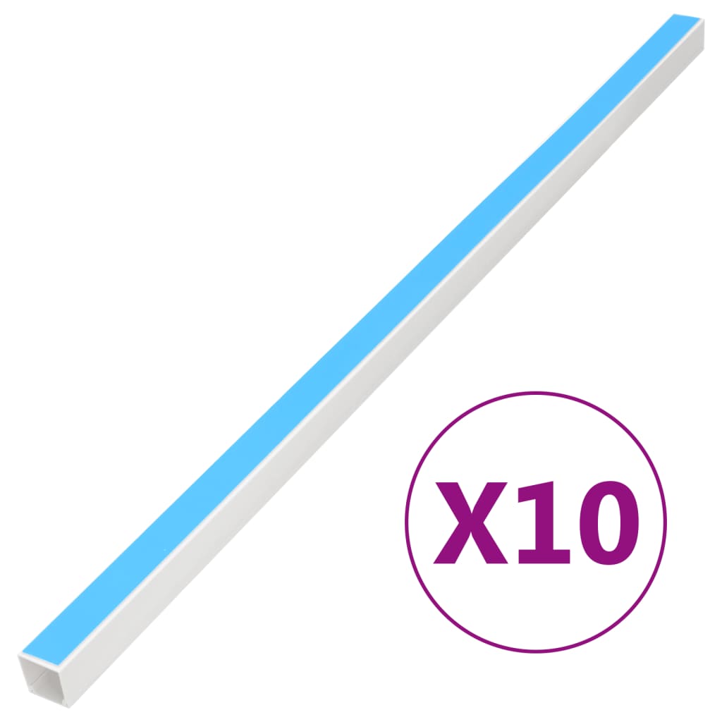 Vidaxl kabelgoot zelfklevend 40x25 mm 10 m pvc