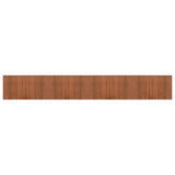 Vidaxl vloerkleed rechthoekig 60x400 cm bamboe bruin