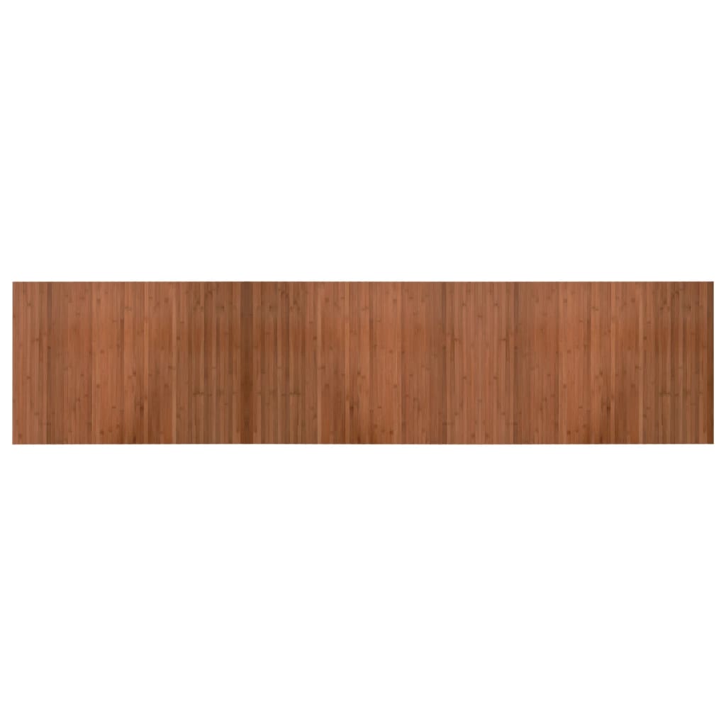 Vidaxl vloerkleed rechthoekig 70x300 cm bamboe bruin
