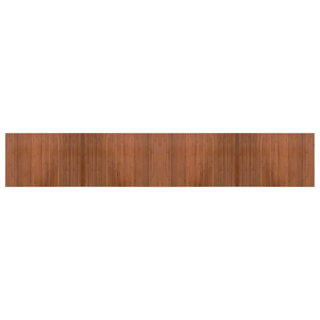 Vidaxl vloerkleed rechthoekig 70x400 cm bamboe bruin