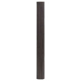 Vidaxl vloerkleed rechthoekig 100x300 cm bamboe donkerbruin