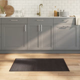 Vidaxl vloerkleed rechthoekig 60x100 cm bamboe donkerbruin