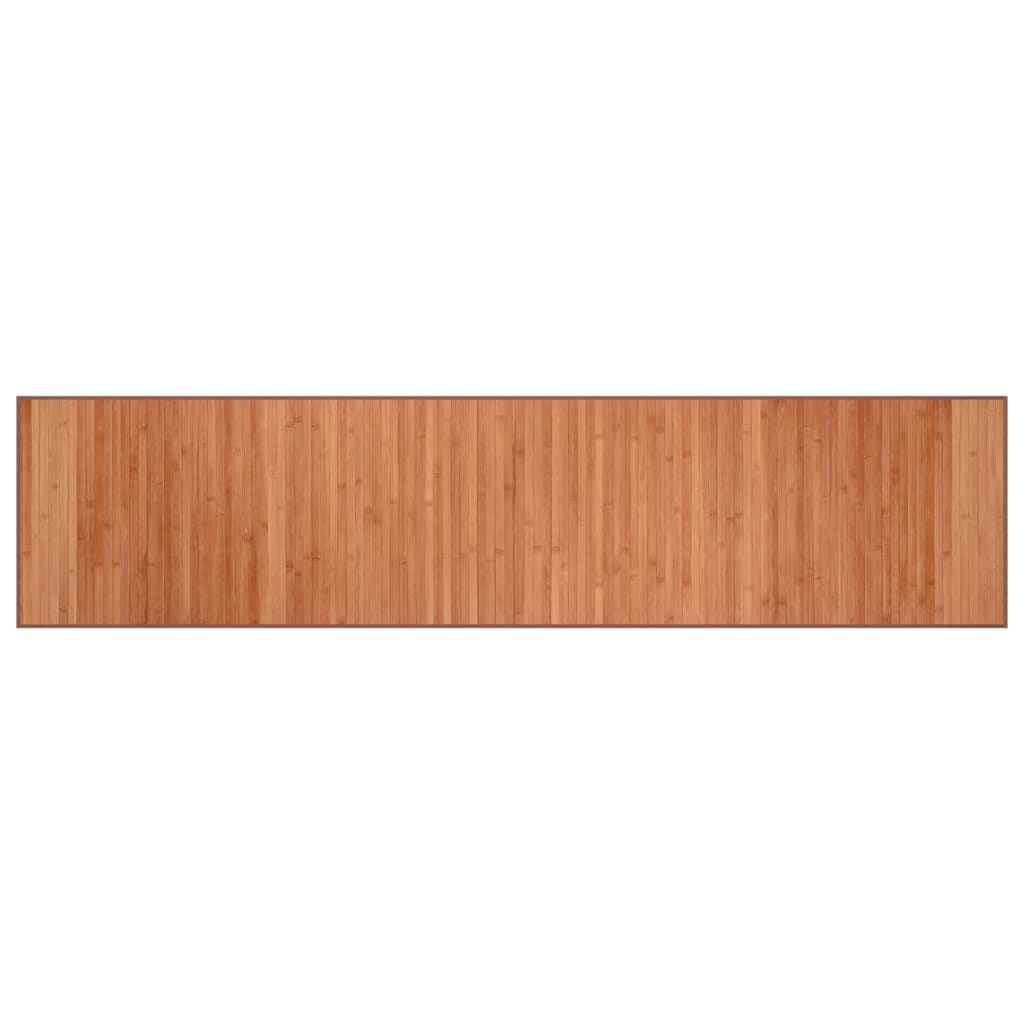 Vidaxl vloerkleed rechthoekig 70x300 cm bamboe bruin