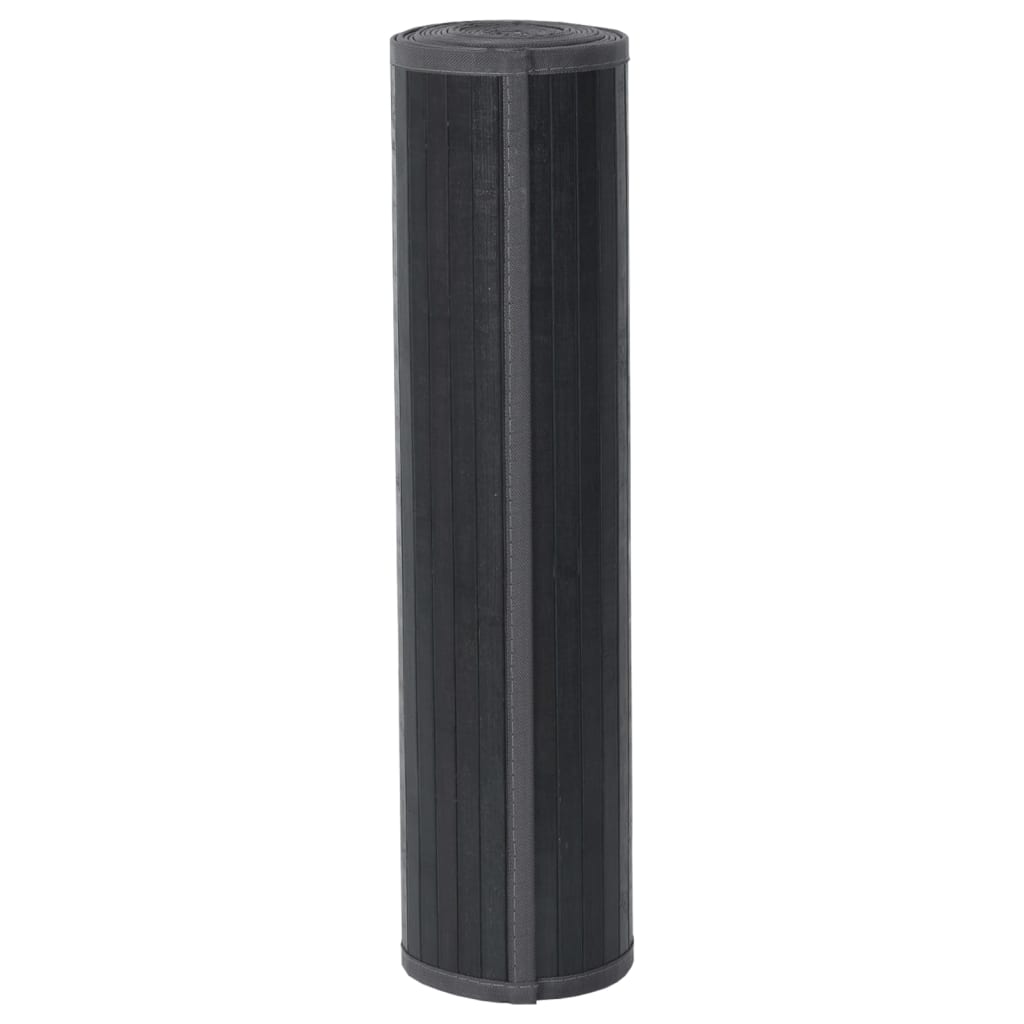 Vidaxl vloerkleed rechthoekig 70x300 cm bamboe grijs