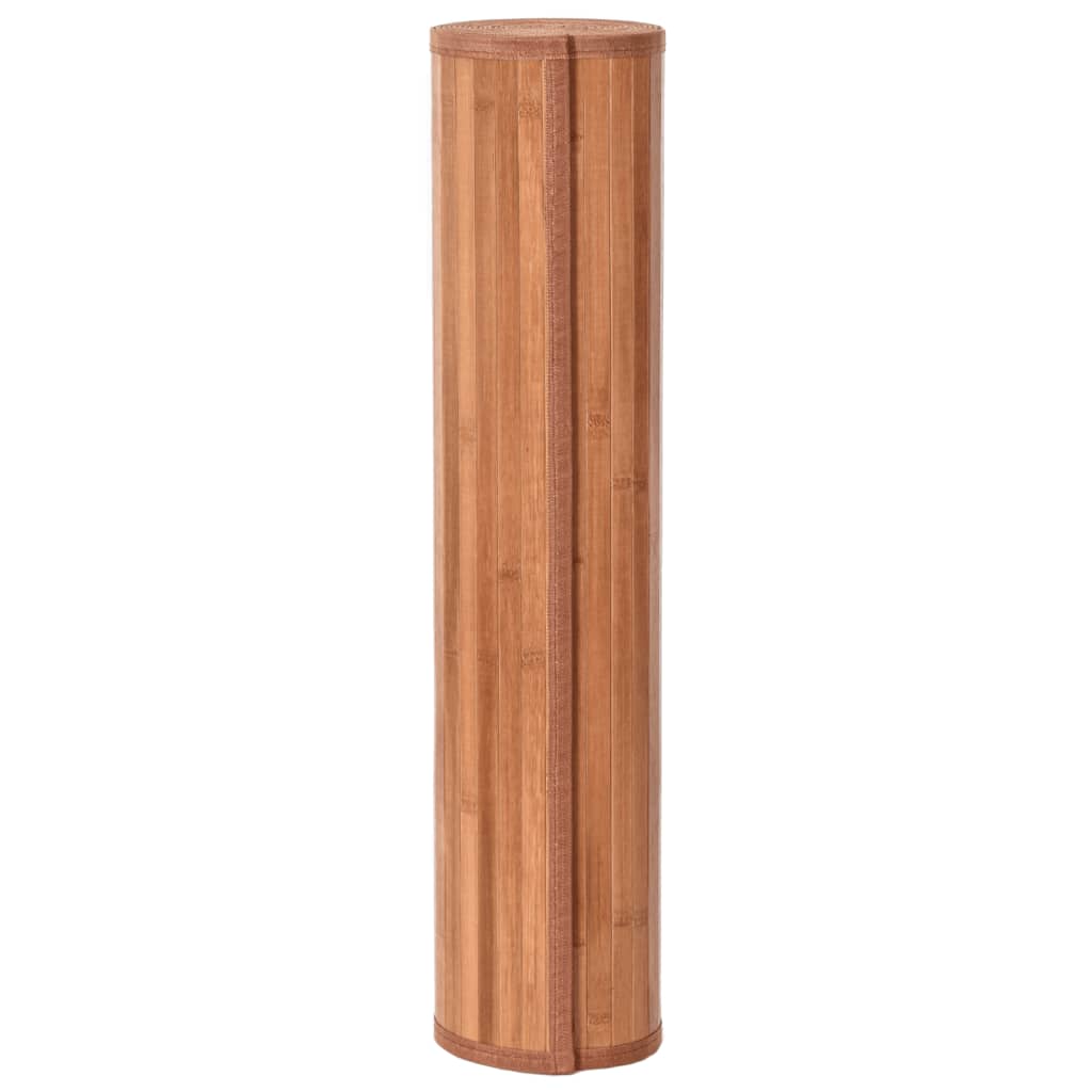 Vidaxl vloerkleed rechthoekig 70x400 cm bamboe bruin