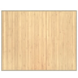 Vidaxl vloerkleed rechthoekig 80x100 cm bamboe lichtnaturel