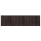 Vidaxl vloerkleed rechthoekig 80x300 cm bamboe donkerbruin