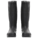 Vidaxl regenlaarzen maat 38 pvc zwart
