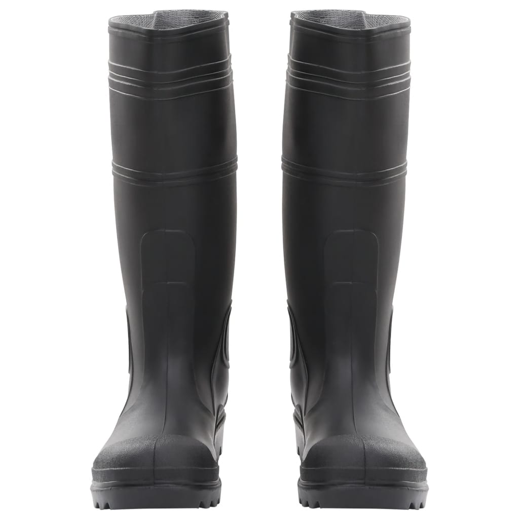 Vidaxl regenlaarzen maat 39 pvc zwart