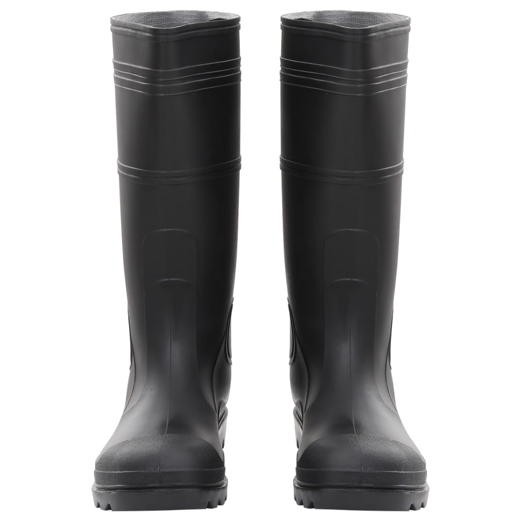 Vidaxl regenlaarzen maat 46 pvc zwart