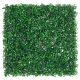 VidaXL Hek met kunstheester 6 st 50x50 cm groen