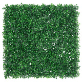 VidaXL Hek met kunstheester 24 st 50x50 cm groen