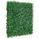 VidaXL Hek met kunstheester 24 st 50x50 cm groen