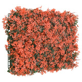 Vidaxl hek met kunstesdoornblad 24 st 40x60 cm lichtrood
