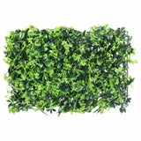 Vidaxl hek met kunstbladeren 24 st 40x60 cm groen