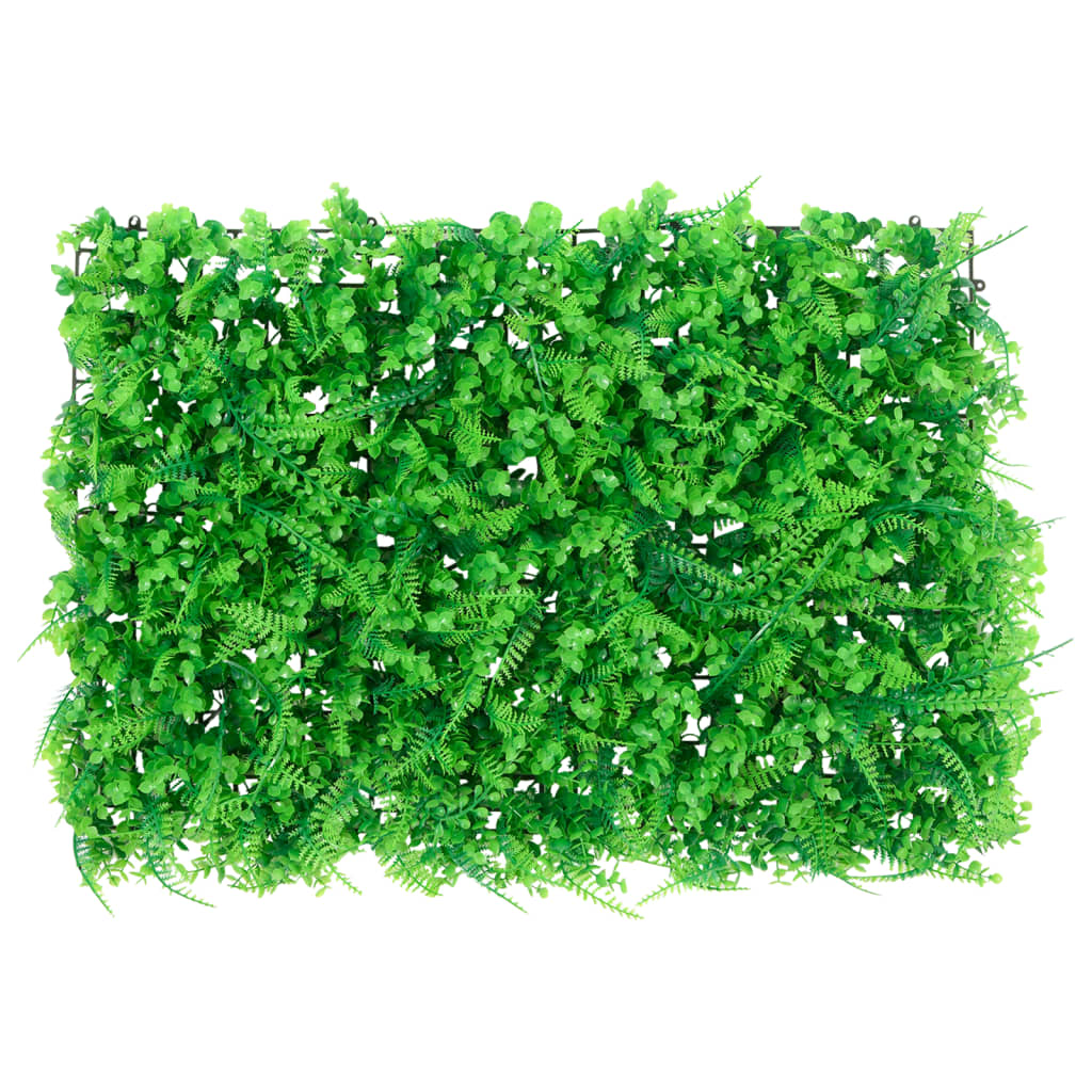 Vidaxl hek met kunstvarenblad 24 st 40x60 cm groen