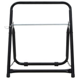 Vidaxl slanghaspelwagen 48 cm 45 kg gepoedercoat staal zwart