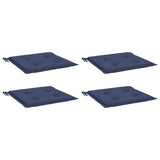 Vidaxl palletkussens 4 st 50x50x4 cm oxford stof marineblauw