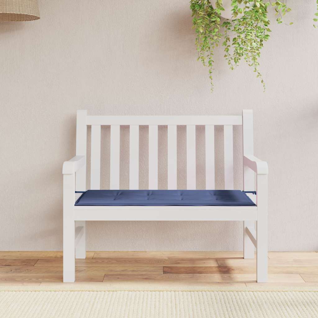 Vidaxl tuinbankkussen 100x50x4 cm oxford stof marineblauw