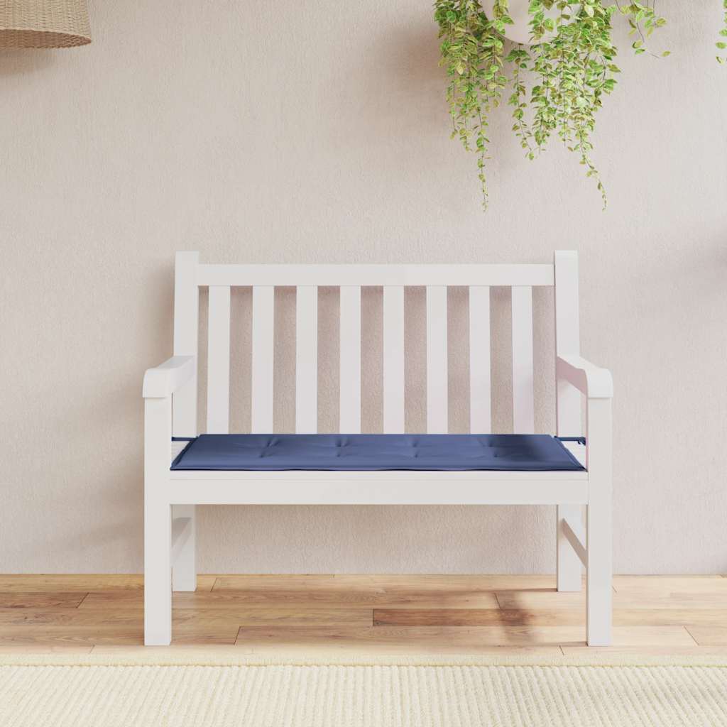 Vidaxl tuinbankkussen 120x50x4 cm oxford stof marineblauw