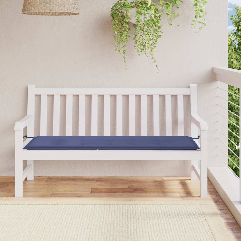 Vidaxl tuinbankkussen 150x50x4 cm oxford stof marineblauw