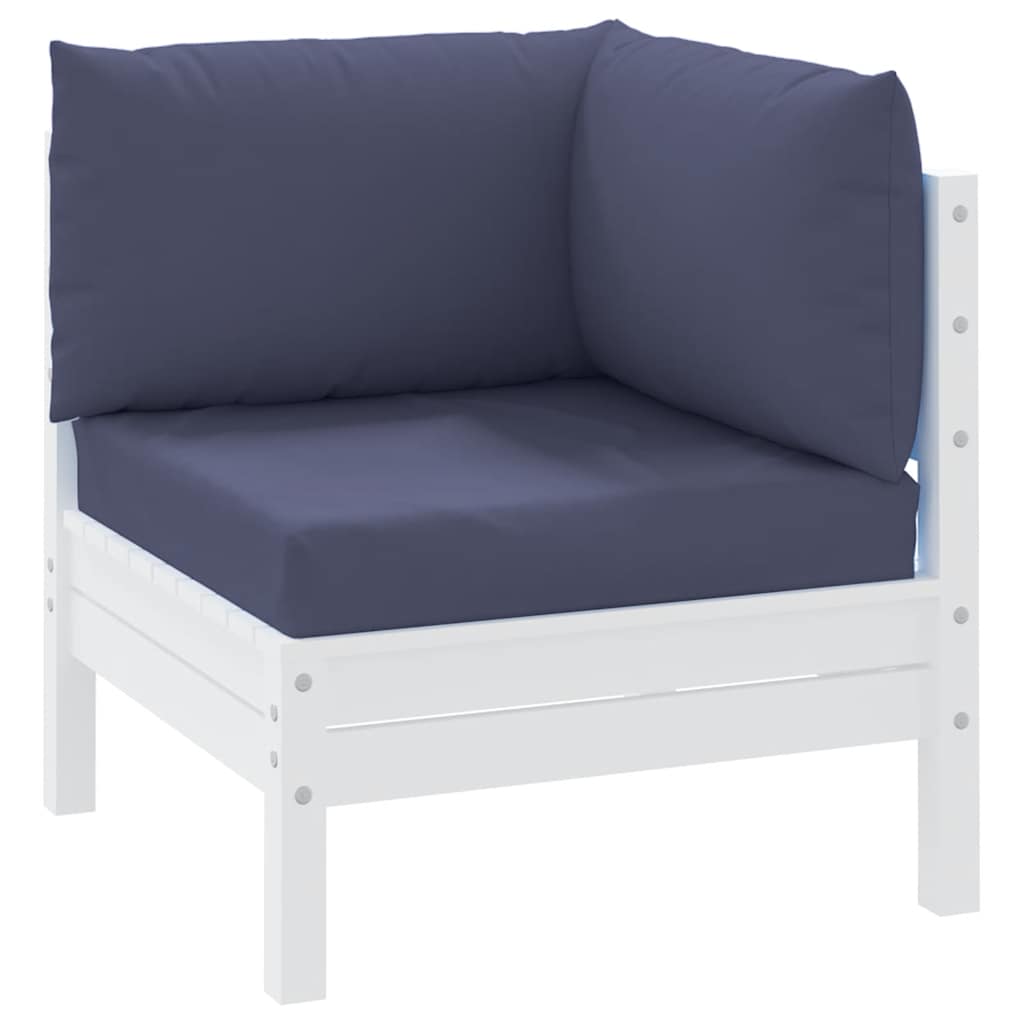 Vidaxl palletkussens 3 st oxford stof marineblauw