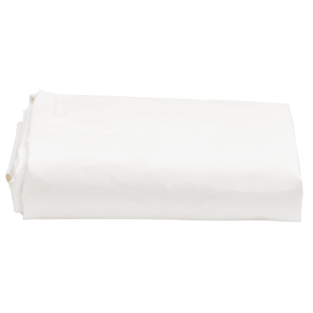 Vidaxl dekzeil 650 g m² 5x6 m wit