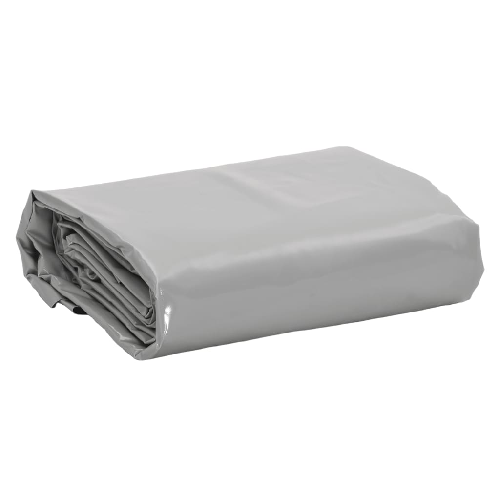 Vidaxl dekzeil 650 g m² 2x3 m grijs