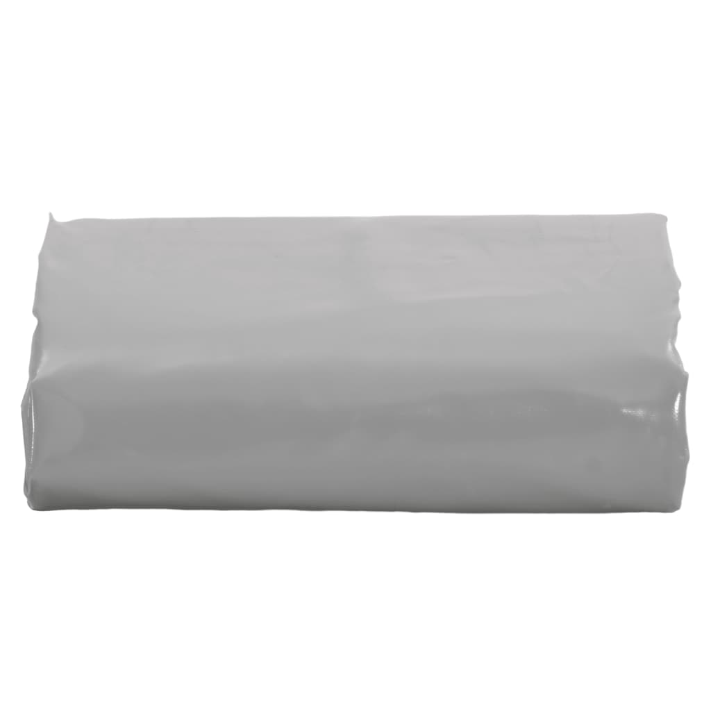Vidaxl dekzeil 650 g m² 2x3 m grijs