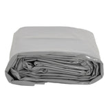 Vidaxl dekzeil 650 g m² 2x3 m grijs